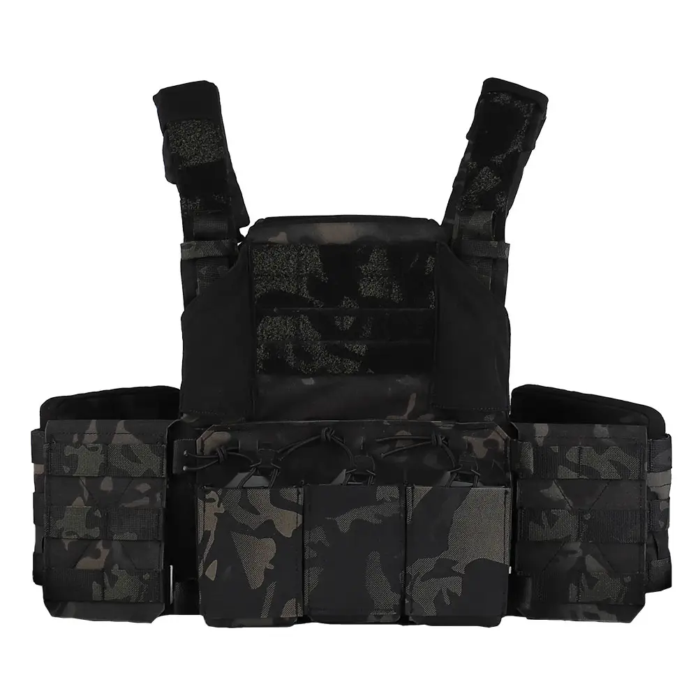 Factory Outdoor Combat Training Desert Camouflage Tactical Plate Carrier gilet tattico di sicurezza regolabile di alta qualità