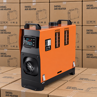Chauffage au diesel rectangulaire 5KW 12V/24V avec réservoir de carburant intégré de 5L pour utilisation en altitude, maison, camping-car, voiture, camion