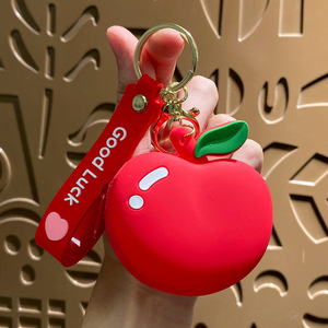 Porte-monnaie en silicone mignon en forme de sucette, porte-clés porte-bonheur, mini sac à fermeture éclair pour écouteurs pour enfants, <span class=keywords><strong>portefeuille</strong></span> décontracté quotidien - Product Image 6