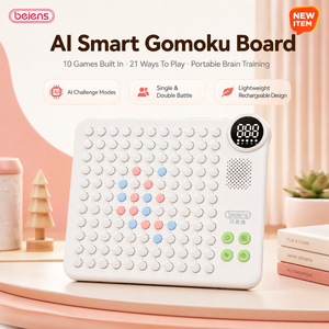 Juego <span class=keywords><strong>de</strong></span> Mesa Inteligente con IA para Niños, Gomoku Q3, 10 Juegos, 21 Modos, 3 Niveles <span class=keywords><strong>de</strong></span> Dificultad, Batalla Individual y Doble, Juguete STEM Portátil, Regalo, Beines, Plástico - Product Image 1