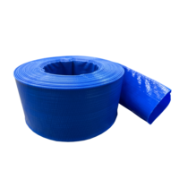 Tuyau plat en PVC haute pression de 3 pouces, irrigation agricole, flexible, léger, anti-UV, durable, pour le refoulement d'eau