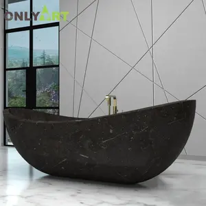 Groothandel natuurlijke marmeren steen zitbad bad