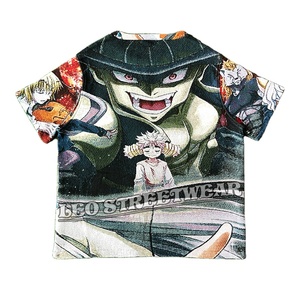 T-shirt <span class=keywords><strong>Anime</strong></span> in Tessuto Jacquard, Abbigliamento Streetwear, Coperta Tessuta, T-shirt Casual - Product Image 5