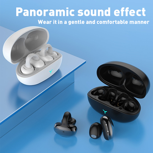 2025 chất lượng âm thanh cao thể thao cho tai nghe <span class=keywords><strong>bluetooth</strong></span> Led pin mới Tai Clip không dây treo tai lớn sức bền lâu dài - Product Image 3