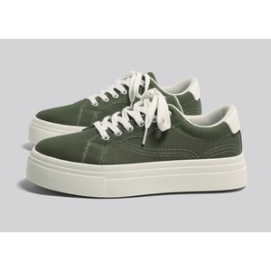 Zapatos de Lona para Hombre, Estilo Retro, Hechos a Medida, con Suela Gruesa, Transpirables, de Alta Calidad, Casuales - Product Image 1