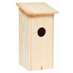 Casa degli uccelli in legno FSC incompiuta casa degli uccelli giardino in legno