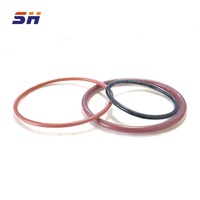 O-Ring Silikon Berlapis PTFE FKM FPM, Berongga di Dalam, Tahan Minyak, Karet PFA PTFE PEP EPDM, Cincin Berlapis PFA Pep