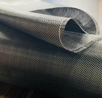 12K 200 ~ 600GSM fibre de basalte de tissu de fibre de carbone renforcée par Ud unidirectionnel pour la construction