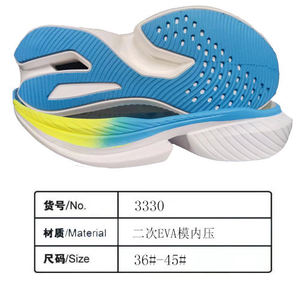 New Arrival Men's Blue Sport <b>Shoes</b> Soles Customizable Lightweight EVA with <b>Soft</b> Rebound and Anti-Slip Features - Product Image 2