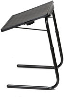 Plateau Tv portable pliable en aluminium, support de Table, avec 6 réglage de la hauteur et 3 angles, pour téléviseur, support de Table d'ordinateur et d'ordinateur