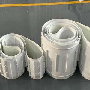 Liqi Hot Sell Pu Matte Witte Industriële Transportband Custom Baffle Geleidestrip Voor De Voedingsindustrie - Product Image 3
