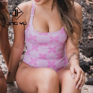 OEM Swimwear and Beachwear <b>Printed</b> Back Hollow One-piece Swimsuit Custom Eco-friendly Nylon Swimsuit One-piece - Product Image 3