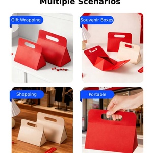 Creative Triangle Mini Wedding Candy Packaging <b>Small</b> Birthday Party Folding <b>Gift</b> <b>Box</b> Custom Logo Recyclable Paperboard <b>Gift</b> <b>Box</b> - Product Image 6