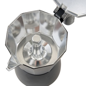 Cafetera Espresso de Aluminio con Doble Válvula de Seguridad, Extracción de Alta Presión, Cafetera Moka Duradera, Cafetera Octogonal - Product Image 3