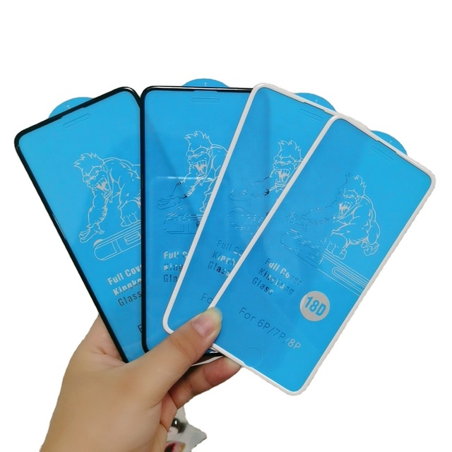 Kingkong 18D Kingkong Tempered Glass Screen Protector for iPhone 13 14 Mobile Phone Vidrio Film De Weva Matte Silicae Edge