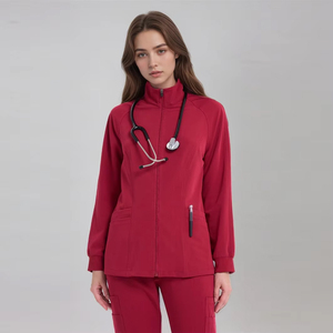 Uniformes Médicos al por Mayor para Mujer, Ropa <span class=keywords><strong>de</strong></span> Enfermería Cómoda, Duradera, Transpirable y a la Moda, Chaqueta <span class=keywords><strong>de</strong></span> <span class=keywords><strong>Trabajo</strong></span> - Product Image 6