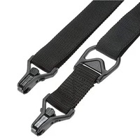 Sangle tactique à deux points en métal LAMBUL pour l'extérieur, avec crochet, pivot et réglage de la longueur, sangle traditionnelle en nylon