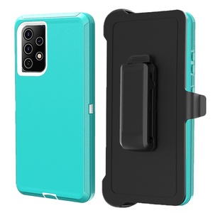 Funda Protectora para Teléfono 3 en 1 Resistente a Golpes de 360 Grados para <span class=keywords><strong>Samsung</strong></span> <span class=keywords><strong>Galaxy</strong></span> A56 A53 A52 A54 A55 <span class=keywords><strong>A51</strong></span> A50 A26 A36 A24 A22 A25 - Product Image 1