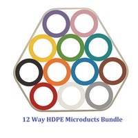 Fabricante Chino de Microductos Flexibles Cuadrados de 12 Vías de HDPE, Tubería de Alta Presión, Subductos para Cable de Fibra Óptica, Ducto de Telecomunicaciones