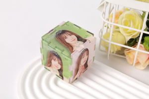 งานฝีมือฝังอะคริลิกใสสูงแบบกำหนดเองของที่ระลึกลวดลาย<span class=keywords><strong>เรขาคณิต</strong></span> - Product Image 3