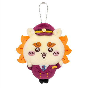 Juguete de peluche llavero tren de dibujos animados asistente tranvía mochila creativa colgante decoración de la habitación regalo PP algodón alivio del estrés Super - Product Image 2