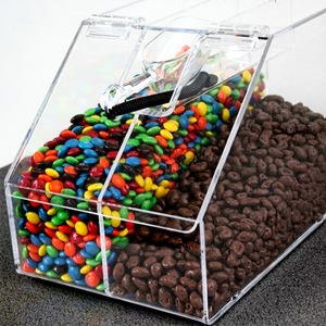Exhibidor de Dulces Acrílico, Contenedor de Dulces de Lucite para Mostrador - Product Image 1