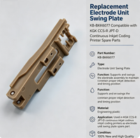 Unité d'électrode de remplacement, plaque oscillante KB-BKK6077, compatible avec les imprimantes de codage à jet d'encre continu KGK CCS-R JPT-D, pièces détachées