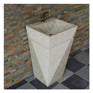<span class=keywords><strong>Lavabo</strong></span> a Colonna in Pietra da Esterno Lavandino da Giardino in Pietra per <span class=keywords><strong>Bagno</strong></span> Lavello in Granito da Fattoria Vaso Verticale per Hotel <span class=keywords><strong>Lavabo</strong></span> in Pietra da Esterno - Product Image 1