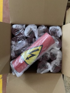 Baskı özel çift taraflı yansıtıcı afiş tehlike uyarı işaretleri yüksek gerilim fişleri yakınında elektrikli çit uyarı işareti - Product Image 2