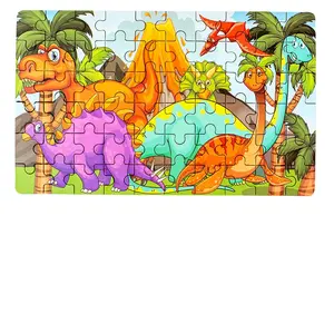 2023 New product 60PCS iron box puzzle children's early educational learning toys children's flat puzzle toy CE CPC