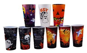 Festival Halloween Navidad plástico PP vaso taza reutilizable IML taza logotipo personalizado eventos deportivos fiesta teatro boda regalo taza - Product Image 3