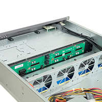 Casing Rak Server Penyimpanan Hard Disk NAS ZhenLoong 2U 8 Bay Hot Swap dengan Backplane Mini SAS SATA 12Gb SFF8643
