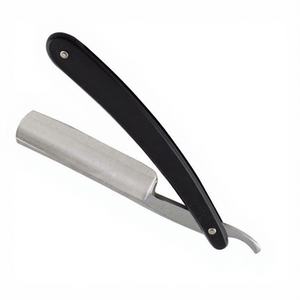 Professional MANAN INSTRUMENTS Stainless Steel Straight Razor Single Blade Wood Handle for <b>Men</b> Barber Shop Use - Product Image 1
