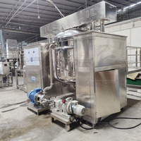 Homogénéisateur émulsifiant sous vide SPX 1000L, mélangeur à cisaillement élevé pour la production de lotion cosmétique, crème, shampoing, peinture