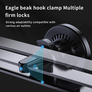 Nuevo soporte magnético para teléfono móvil <span class=keywords><strong>de</strong></span> coche, soporte para móvil, soporte para coche, 15W, ventilación magnética, <span class=keywords><strong>cargador</strong></span> inalámbrico para coche - Product Image 5
