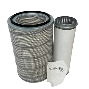MANNY 02250155-691 02250155-692 Un conjunto de elemento de filtro de aire de hierro de paso único para compresor de aire industrial - Product Image 2