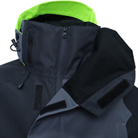 Chaqueta de vela unisex de tela de poliéster impermeable último diseño OEM ropa de Softshell cortavientos con capucha exterior MOQ50