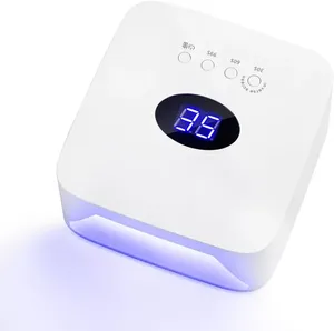 Lampe de séchage pour ongles LED sans fil rechargeable 54W, lumière UV professionnelle pour le séchage du vernis à ongles en gel - Product Image 4
