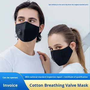 Hoge kwaliteit OEM wasbaar ademend zwart <span class=keywords><strong>100</strong></span>% puur katoen met filter unisex accepteert sample fabrikant extreem lage prijs - Product Image 2