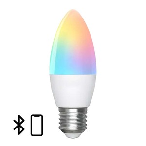 Bombilla Bluetooth Mesh E27 6.5W RGB+CCT - Control Inalámbrico, Múltiples Colores, Ajuste de Temperatura, Ideal para - Product Image 1
