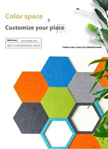 Panneaux insonorisés hexagonaux pour cloisons <span class=keywords><strong>de</strong></span> bureau et salles <span class=keywords><strong>de</strong></span> classe - Product Image 2