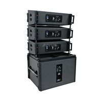Altavoces Activos de Doble Línea de 10 Pulgadas, Subwoofers de 18 Pulgadas, Altavoces Amplificados