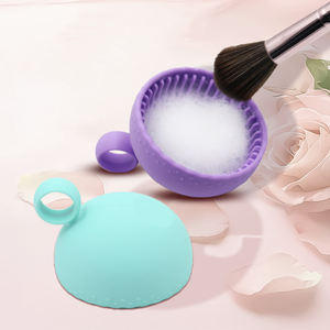 Bol de nettoyage pour pinceaux de maquillage en silicone, tampon de nettoyage créatif pour pinceaux de maquillage, mini outil de nettoyage - Product Image 2