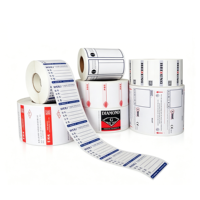 Étiquettes autocollantes personnalisées en PVC imprimées UV, écologiques et imperméables, pour le marquage des aliments et des produits de première nécessité, avec adhésif permanent