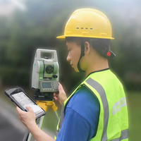 Station totale topographique robotisée GPS haute précision Singularxyz 1000m, instrument optique sans prisme pour l'arpentage