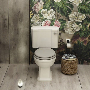 Sunrise Best Washroom Design Cuvette de toilette à projection courte 2 pièces <span class=keywords><strong>WC</strong></span> P Piège à eau Placard Siège de toilette <span class=keywords><strong>vintage</strong></span> - Product Image 4