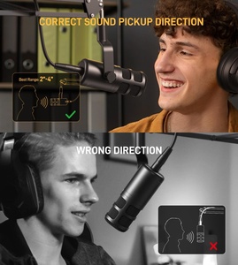 <b>Microphone</b> USB/XLR RGB Light Gaming Live Streaming Podcasting Video Recording Arm Stand - Product Image 4