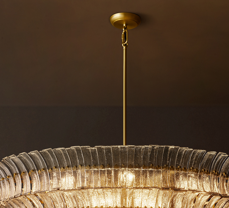 Factory American Style Modern Hanging Light Restaurant Decorations Chandelier for Hotel Bedroom Livingroom Brass Pendant Light · image 4