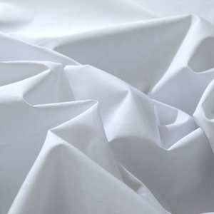 300TC 60*60 200*98 Satén de alta calidad <span class=keywords><strong>Poly</strong></span> algodón blanco 250 Cm de ancho telas para sábana - Product Image 2