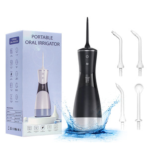 เครื่องทำความสะอาดช่องปากแบบพกพา <span class=keywords><strong>Waterpulse</strong></span> 5 โหมด 350 มล. ชาร์จซ้ำได้ ไร้สาย เครื่องฉีดน้ำทำความสะอาดฟัน - Product Image 6